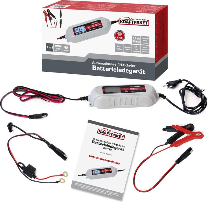 Produktbild Dino Batterieladegerät (12V, 6V, 3.80 A)