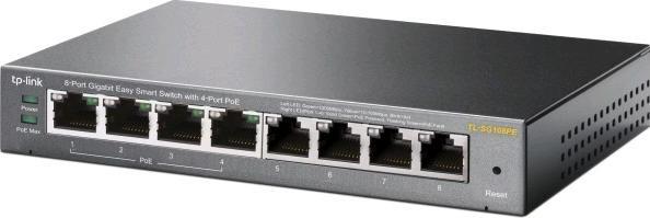 Actual product image TP-Link Tl-Sg108pe (8 Ports)