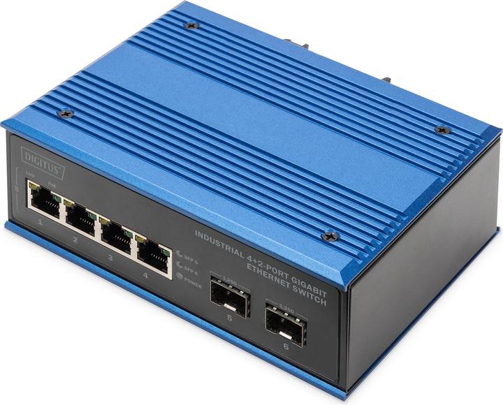 Produktbild Digitus Industrial 4+2 -Port Gigabit Ethernet Switch (6 Ports)