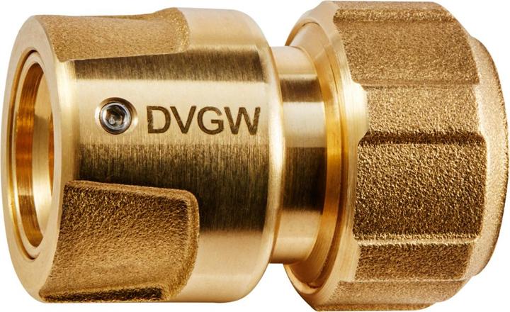 Produktbild Karasto Schlauchstück GEKA plus-Stecksystem KTW Messing Schlauchgrösse 19 mm (Schlauchkupplung, 101.60 mm)