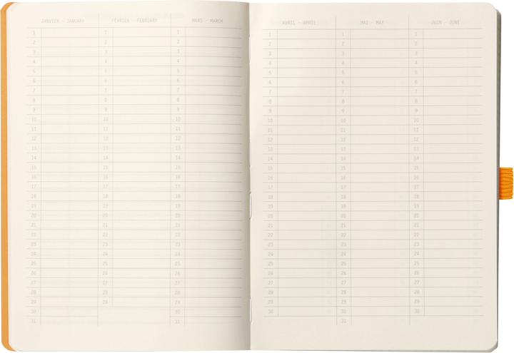 Produktbild Rhodia Goalbook Softcover (A5, Kariert, Harter Einband)