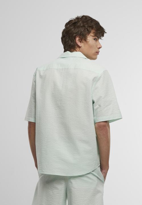 Image du produit Urban Classics Chemise à manches courtes Relaxed Seersucker - 140935 (L)