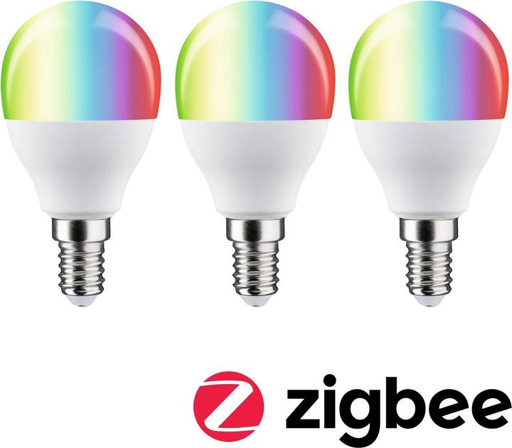 Image du produit Paulmann Goutte Filament Zigbee Set de 3 pièces (E14, 5 W, 470 lm, 1 x, F)