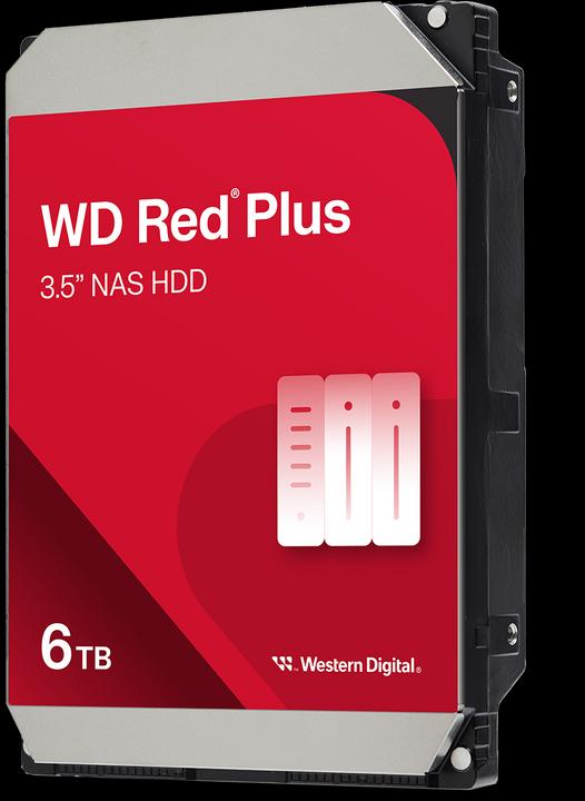 Actual product image WD Red Plus (6 TB, 3.5", CMR)