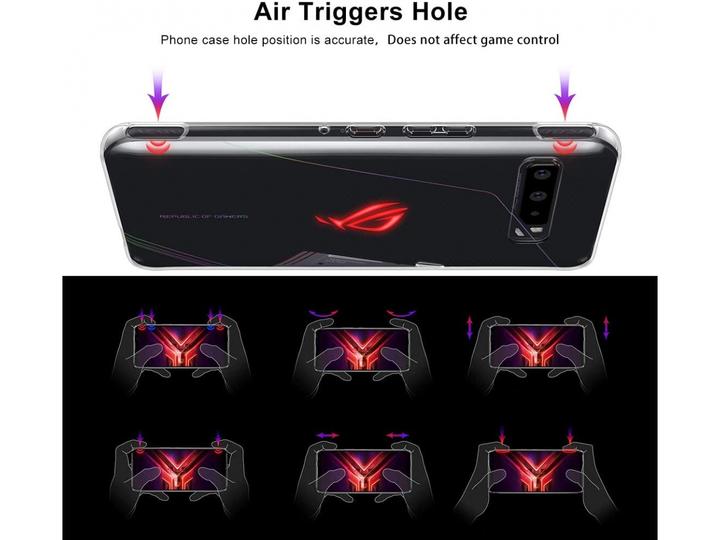Image du produit Screenguard Etui souple en TPU transparent pour Asus ROG Phone 3 (Asus ROG Phone)