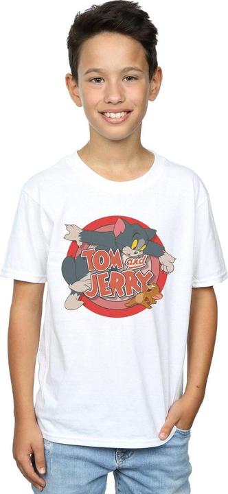 Immagine prodotto Tom & Jerry Maglietta da ragazzo in cotone Classic Catch (116)