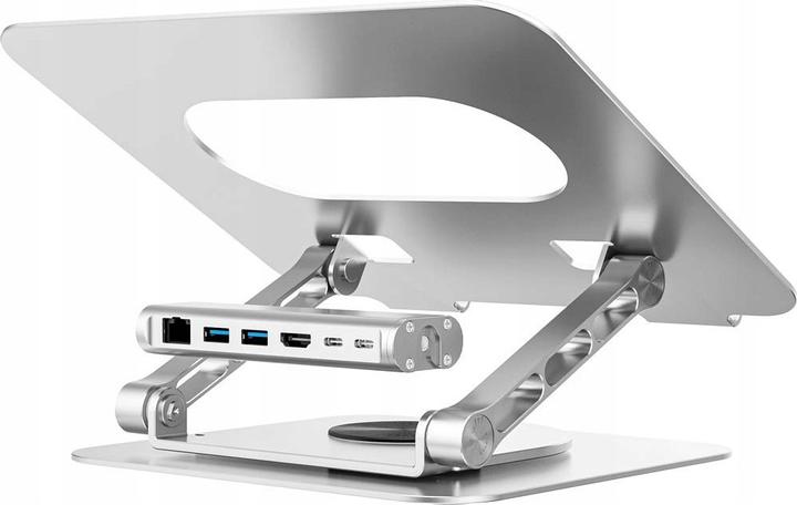 Actual product image Unitek PODSTAWKA POD LAPTOP + HUB USB-C HDMI 1.4 4K PD 100W (USB-C, 1 Ports)