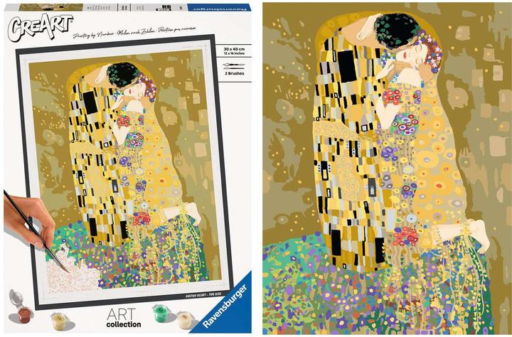 Actual product image Ravensburger CreArt Klimt The Kiss