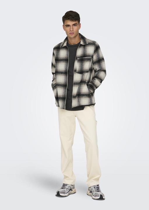 Produktbild Only & Sons Onsaustin Wool Zip Overshirt Noos (XL)