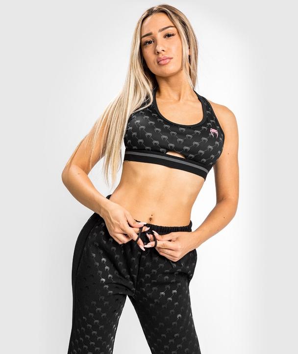 Actual product image Venum Monogram Joggers - For Women - Black/Pink Gold - L (L)