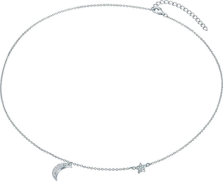 Image du produit Rafaela Donata Ladies Moon, Star Sterling Silver Zirconia 40.0 cm base chain + 5.0 cm extension - 33710 (Argent Sterling, 40 - 45 cm)