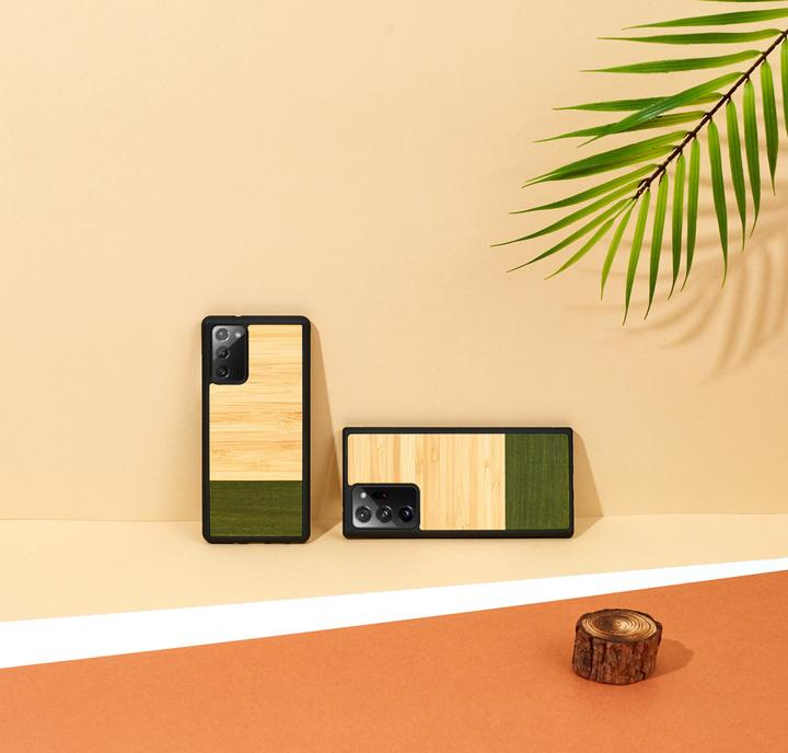 Produktbild Man.Wand &WOOD case for Galaxy Note 20 bamboo forest juodas (Samsung Galaxy Note 20)