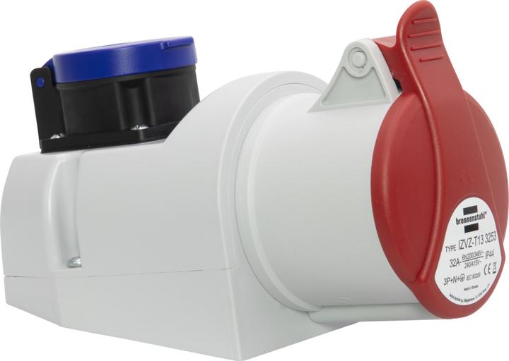 Immagine prodotto Brennenstuhl Presa a muro combinata con presa CEE 400V/32A a 5 poli e T13 230V/10A a 3 poli IP44