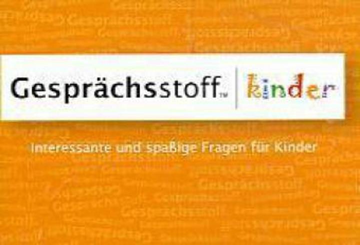 Actual product image Topic of conversation: Children (German)