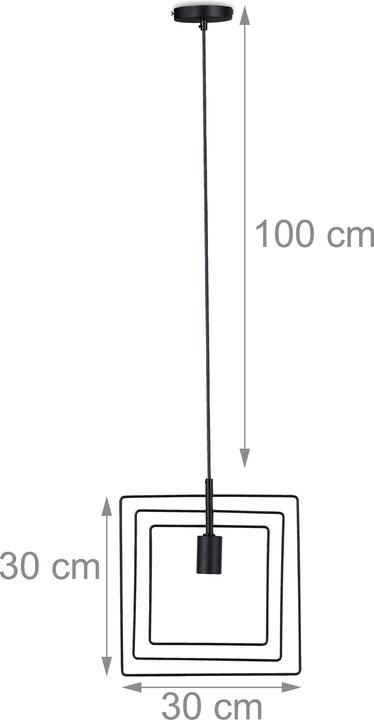 Immagine prodotto Relaxdays Lampadario a-sospensione (E27)