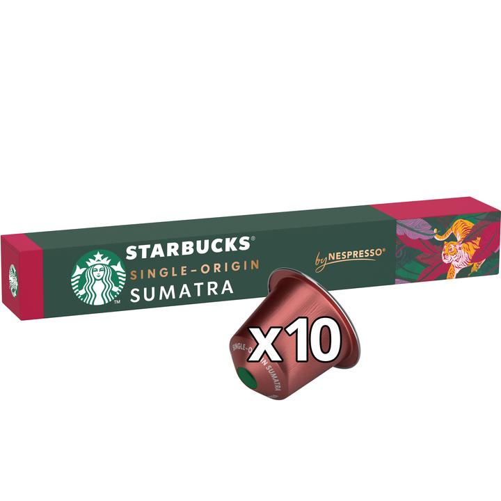 Starbucks Sumatra by Nespresso Dark Roasts (10 x Port.)