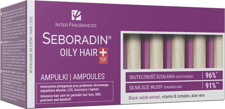 Image du produit Inter Fragrances Ampoules de sérum pour cheveux gras 14 x 5.5ml - Pack de 14 (77 ml)