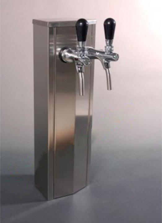 Produktbild Ich-zapfe Schanksäule, Bierzapfsäule, Edelstahl, 2-leitig