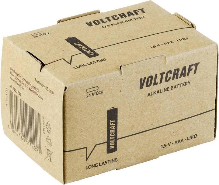 Actual product image Voltcraft LR03 Micro AAA (24 pcs., AAA, 1350 mAh)