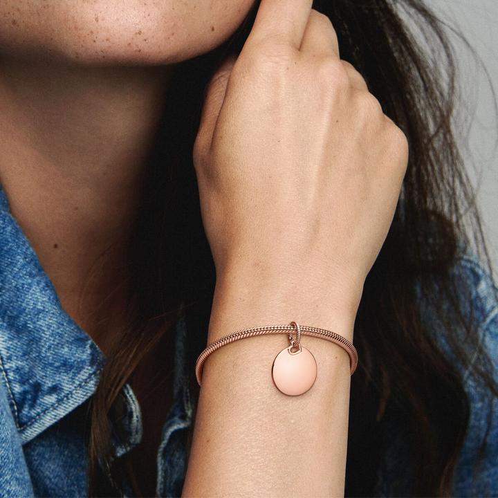 Actual product image Pandora 14k Rose Gold Round Pendant (Metal alloy)