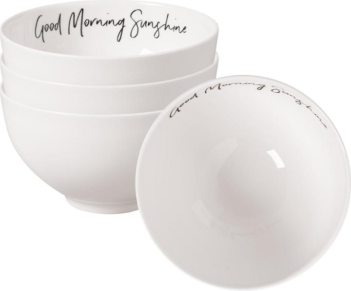 Produktbild Villeroy & Boch Multipack Statement Bol Good Morning Sunshine - 4 Stück (13.80 cm, 0.47 l, 4 x)