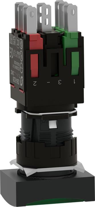 Produktbild Schneider Electric Leuchtdrucktaster, grün Ř 16, flach, o. XB6DW3B5B