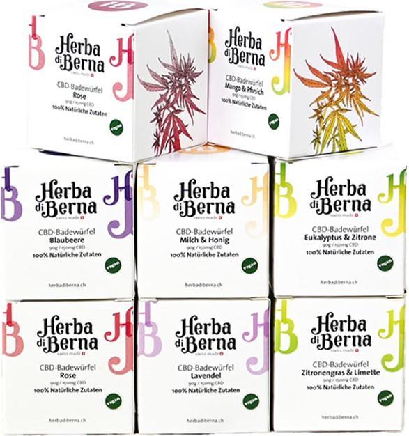 Image du produit Herba di Berna Boule de bain citronnelle & citron vert (Bombe de bain)