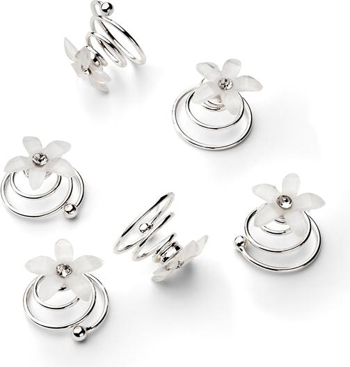 Trisa Celebride Curlies in Form von weissen Blumen