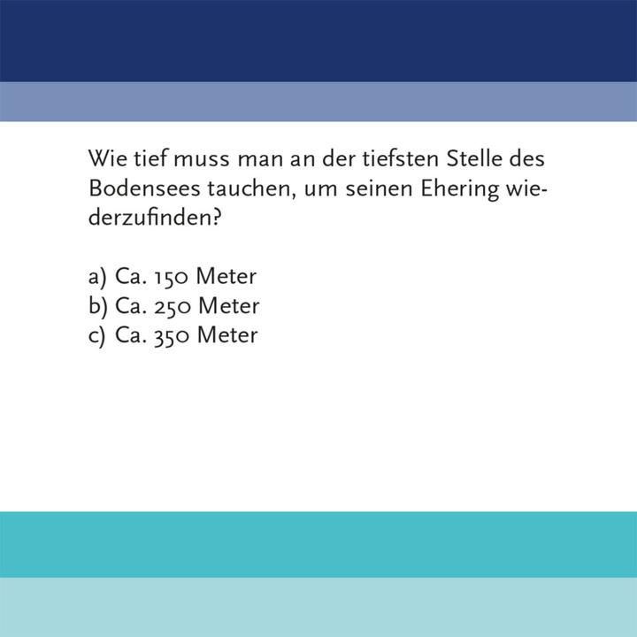 Actual product image The Lake Constance quiz (German)