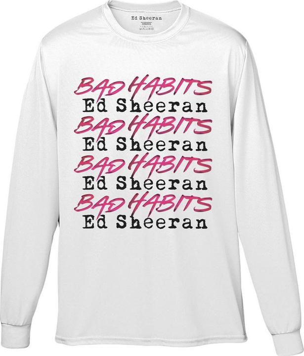 Produktbild Music Brand Unisex Adult Bad Habits Stack Long-Sleeved T-Shirt (XXL)