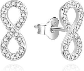 Agato Timeless silver earrings Infinity AGUP3462 (Silber)