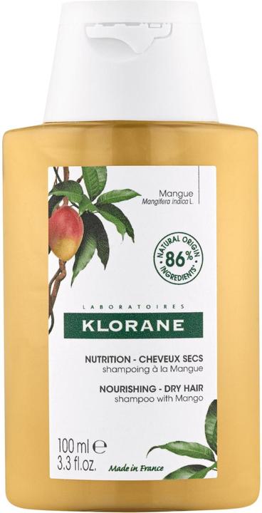 Klorane Nährendes Shampoo mit Mango (100 ml, Flüssiges Shampoo)