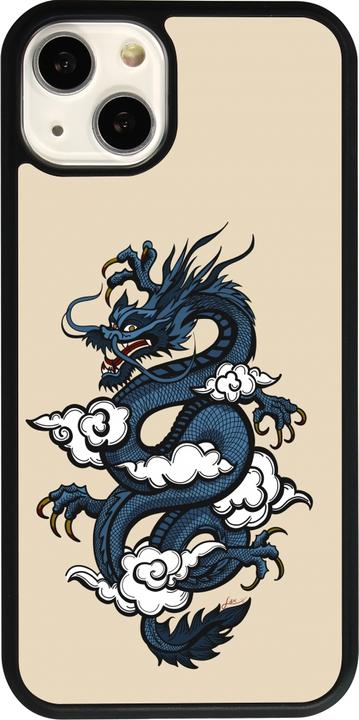 Actual product image PhoneLook Cover Silicone Black Blue Dragon Tattoo (Apple iPhone 13)