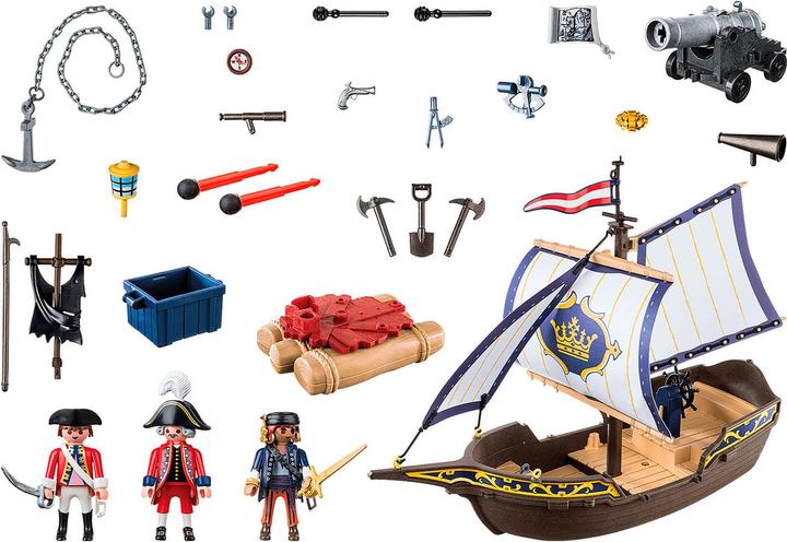 Produktbild Playmobil Rotrocksegler (70412, Playmobil Pirates)