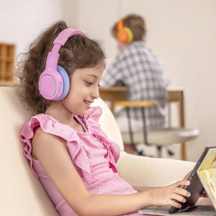 Actual product image Tronsmart KH03 Wireless Headphones with ANC, for Kids, Safe - Pink (Pink)