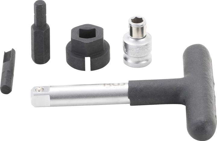 Immagine prodotto BGS Set di chiavi universali per tappi di drenaggio | per viti di drenaggio dell'olio in plastica |