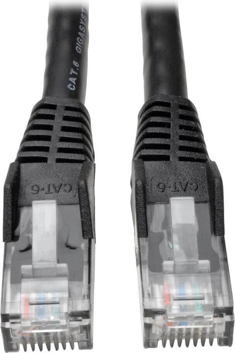 Immagine prodotto Eaton Cavo Ethernet UTP Cat6 Gigabit Snagless Modellato RJ45 M/M Nero 3,05m (U/UTP, CAT6, 3.05 m)