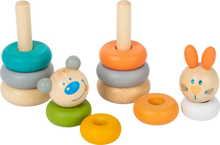 Actual product image small foot Display stacking tower pastel
