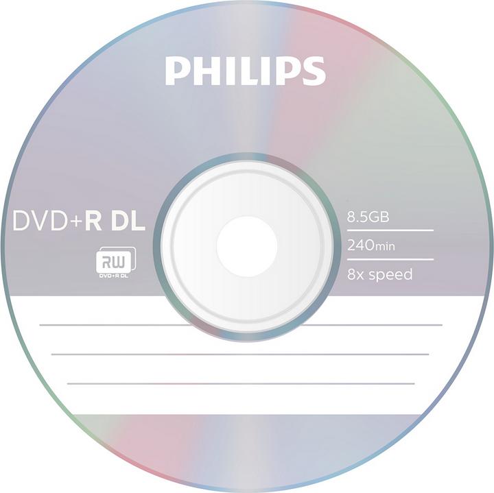 Actual product image Philips 1x10 DVD+R 8,5GB DL 8x SP (10 x)