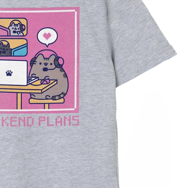 Immagine prodotto Pusheen Weekend Plans Maglietta Maniche Corte Ragazze (158, 164)