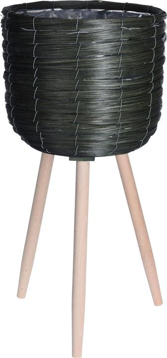 Image du produit Natura Punto Supports pour pots de fleurs en bois tressé, lot de 3