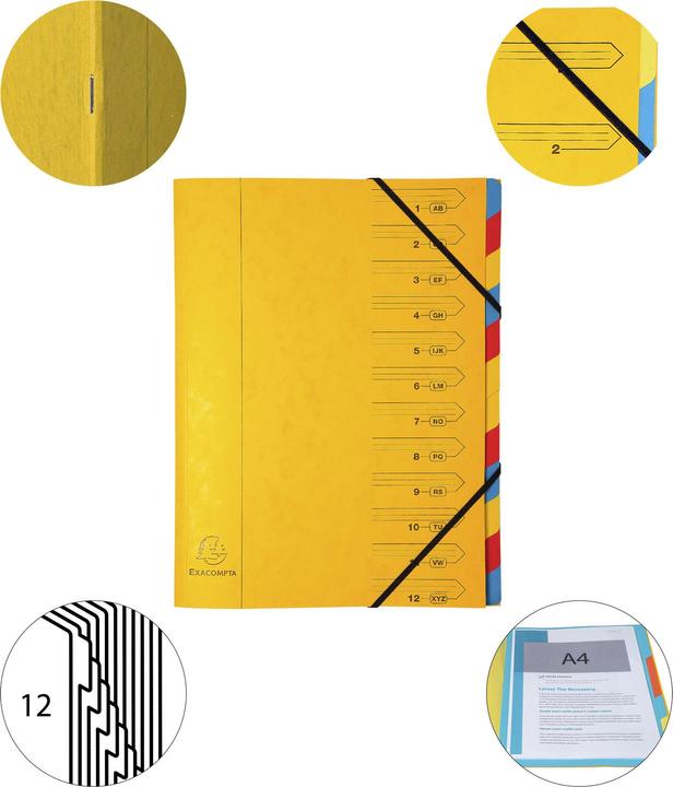 Actual product image Exacompta Stapled file folders (A4, 1 x)