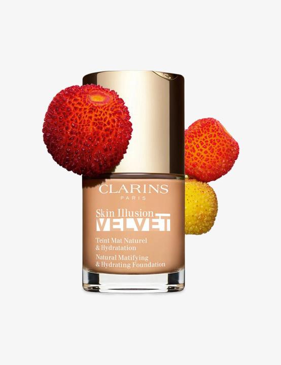 Actual product image Clarins Skin Illusion Velvet No.107C Beige (No. 107C Beige)