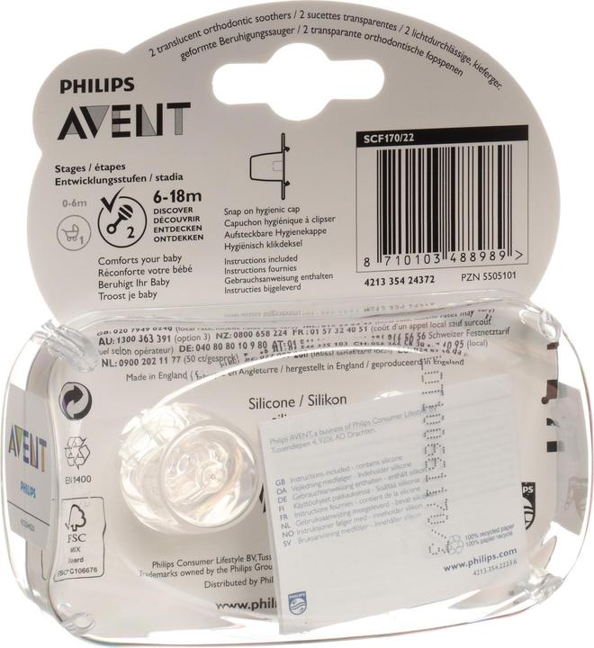 Actual product image Philips Avent Dummy (2 x, 6 - 18 M.)