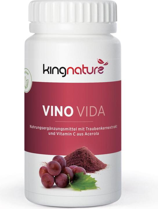 Actual product image Kingnature Vino Vida Caps (90 Piece, Capsules, 83 g)