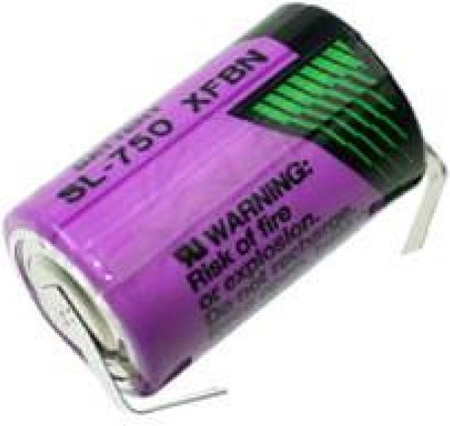Immagine prodotto Tadiran Batterie Inorganic SL-750/T mit Lötfahnen (1 pz., 1/2 AA, 950 mAh)