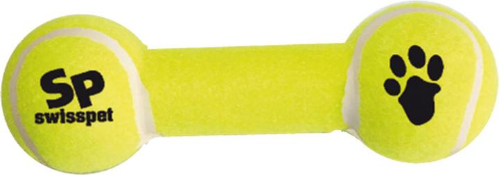 Actual product image Swisspet Smash & Play Tennis Dumbbell (Ball toy dog)
