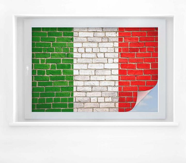 Produktbild Trenddeko Italienische Flagge Mauer (100 x 70 cm)