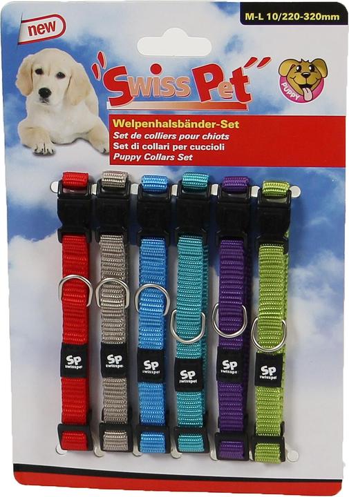 Image du produit Swisspet Colliers pour chiots S-M 6 pcs. 10mm 10/150-250mm (S, M, Chien, Promenade)