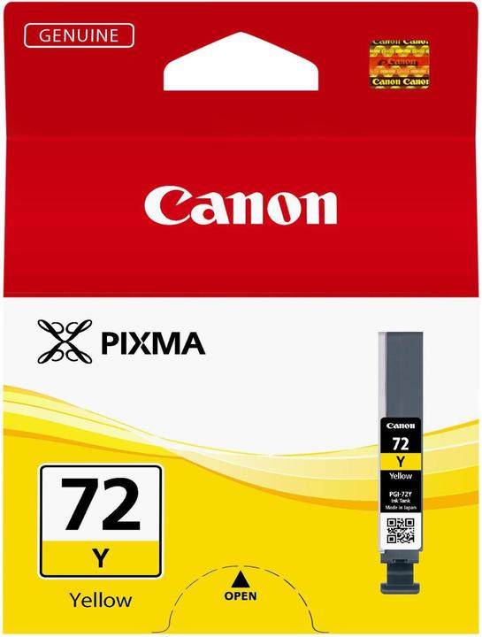 Actual product image Canon Pgi-72y (Y)